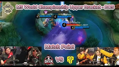 Epic Steal! AP Bren vs Geek Fam | Game 4 - Match Point | M5 World Championship (English)
