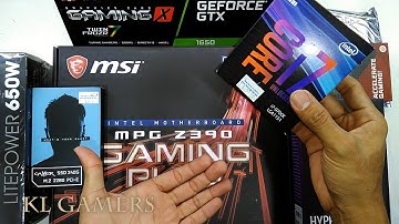 intel Core i7 9700K MPG Z390 GAMING PLUS HYPER H410R msi GTX 1650 GAMING X TWIN FROZR 7