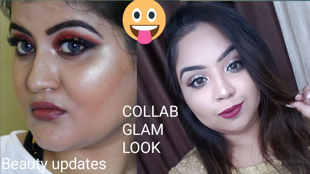 GLAM LOOK || COLLAB WITH BEAUTY UPDATES || TARUNEET KAUR
