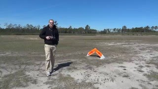Twin engine flying wing fail