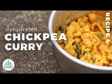 How to Dehydrate Your Own Food for Backpacking - Chickpea Curry Recipe