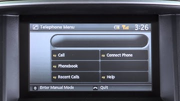 2015 Infiniti QX60 - Voice Prompt Interrupt  (if so equipped)