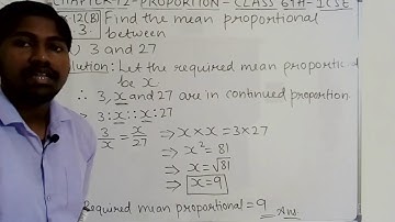 Q.3 - Ex.12(B) - Proportion - ICSE Maths Class 6th - Chapter 12.