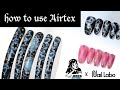 How to use the AIRTEX airbrush gel system