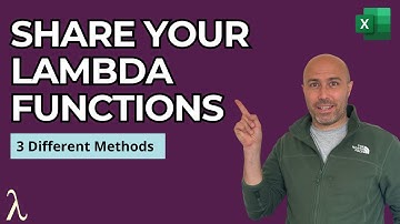 Share LAMBDA Functions across Workbooks (Excel LAMBDA Function Tutorial)