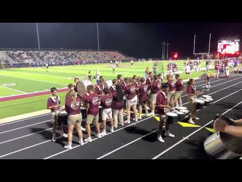 Whitehouse High School Drumline 2022 - 3rd Quarter Entrance!