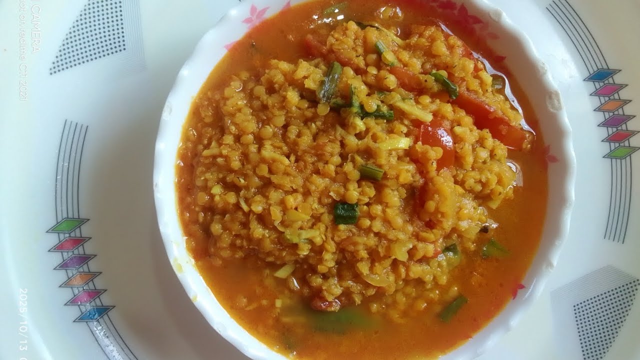 খুব সহজে মুসুরি ডাল ভুনা রেসিপি। Mosur Dal Vuna Recipe 