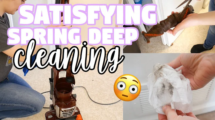 SATISFYING SPRING DEEP CLEANING | CLEAN WITH ME 2020 | SPRING CLEANING MOTIVATION | CLEANING VACUUM