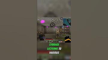 Unlock Massive Storage With This Simple Lectern Trick! #shorts