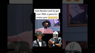 Cam Newton how much he made a week #camnewton #salary #toplevelsportscards #guaranteedmoney #nfl