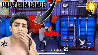 FREE FIRE QAQA CHALLENGE 😱 || FREE FIRE YERSIZ SERILER !!!