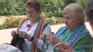 ‘Chicks with Sticks’: Charlotte crafting group donates handmade items to nonprofits | WSOC-TV