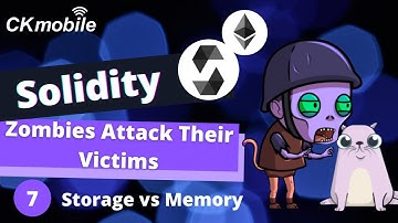 Solidity with Crypto Zombie lesson 2 #7 Storage vs Memory (Data location)