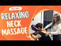 Asmr lady gamze massage i  relaxng neck massage