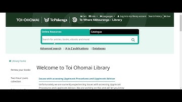 Finding Toi Ohomai Library Databases