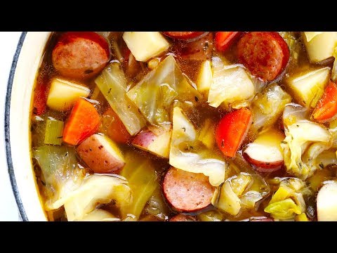 Cabbage, Sausage and Potato Soup