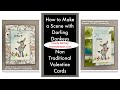 Darling Donkeys Valentine Cards--How To Make a Scene