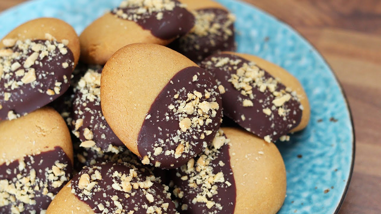 Healthy Peanut Cookies | Healthy Recipes | 2-Ingredient Peanut Butter ...