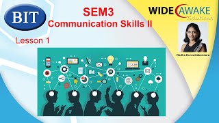 BIT SEM3 - Communication Skills II - Lesson 1