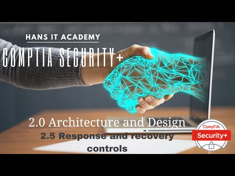 Domain 2.5: Response and recovery controls - CompTIA Security+ SY0 601