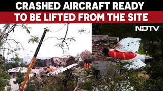 Air India Crash Latest News: Tail Of Air India Crashed Aircraft Ready To Be Lifted From The Site