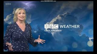 (HD) Carol Kirkwood BBC Weather presenter