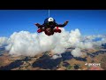 Claire's tandem parachute jump highlights