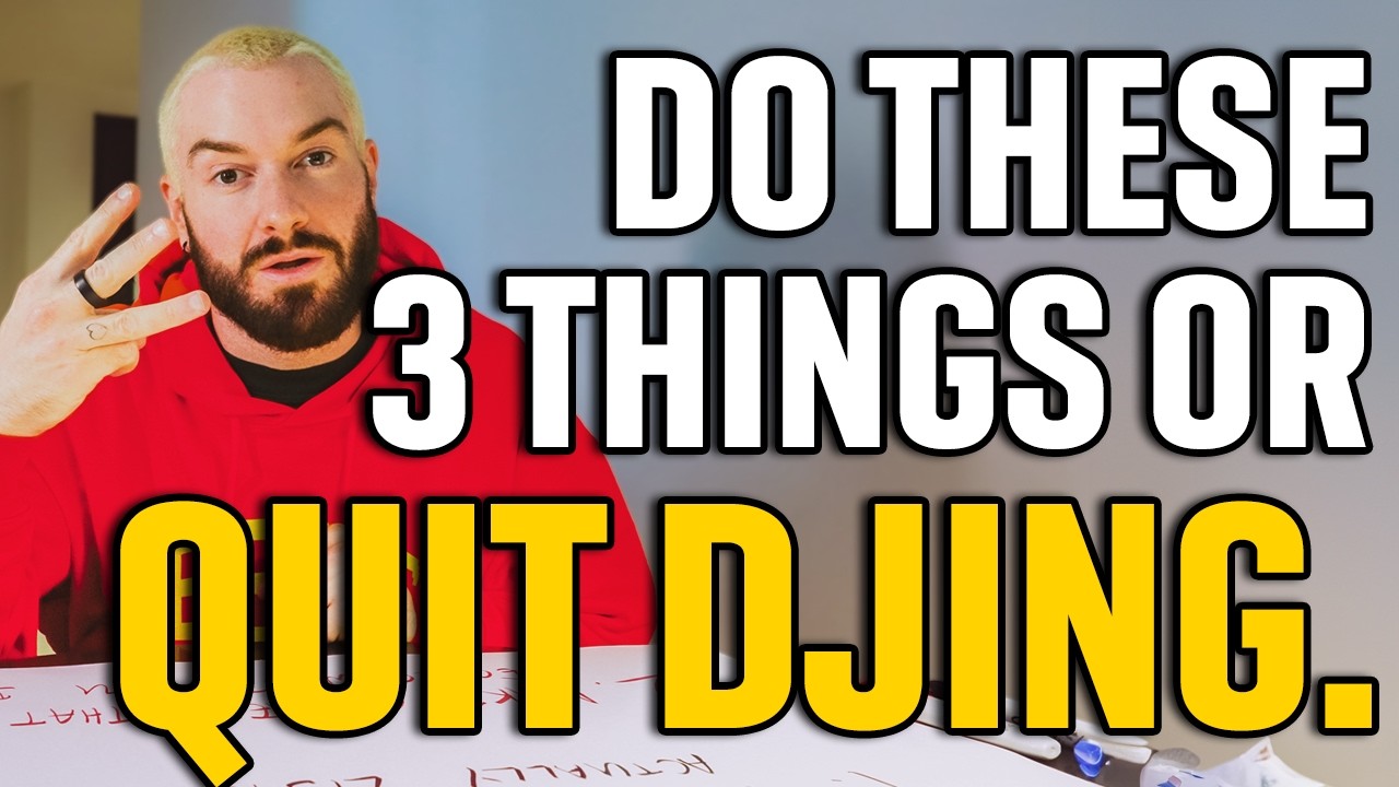 Trying to be a DJ in 2026? Do these 3 things or quit