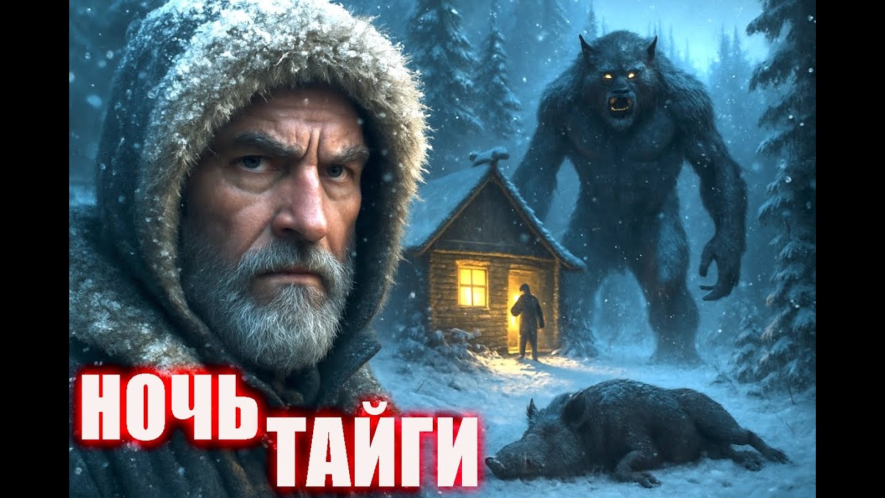 После встречи с ЭТИМ СУЩЕСТВОМ в ТАЙГЕ - остаются ЛИШЬ ОБГЛОДАННЫЕ КОСТИ. Жёлтые глаза в тумане!