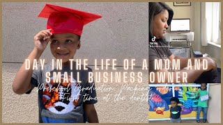 DITL | SMALL BUSINESS OWNER + MOM | PRESCHOOL PROMOTION,  FIRST TRIP TO DENTIST & PACKING ORDERS