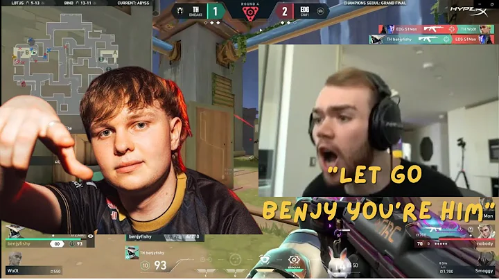 Mongraal REACT TO HIS EX TEAMMATE (benjyfishy) INSANE CLUTCH !! (TH vs. EDG)