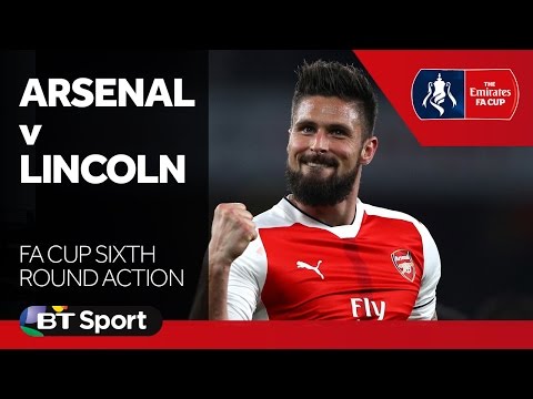 Arsenal 5-0 Lincoln City | FA Cup Highlights