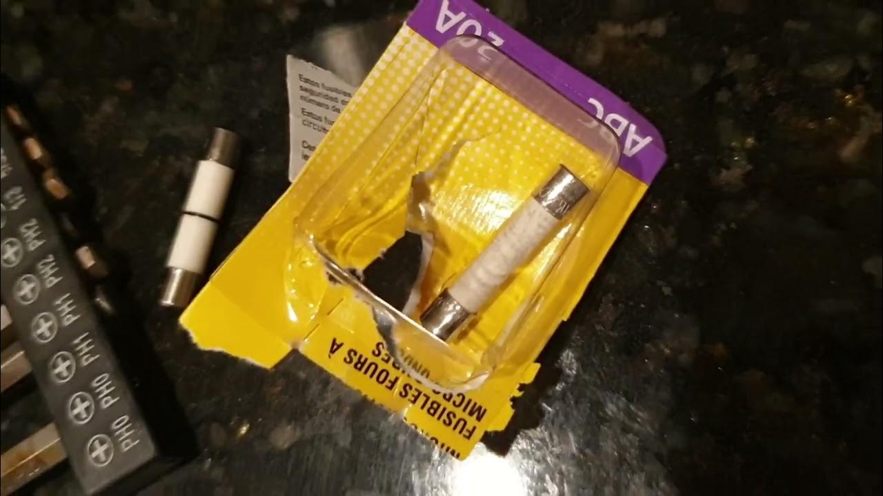 Whirlpool Microwave Model GT4175SPS-2 Replaced Fuse - Part 2 - (But