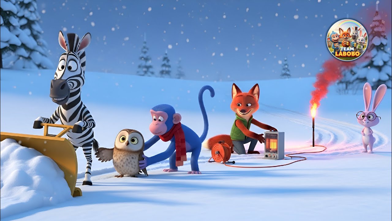 Team Labobo Saves Animals from BREAKING ICE! 🧊 Frozen Lake Rescue | Full Episode