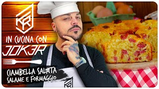 CIAMBELLA RIPIENA CON Salame,scamorza e Emmentaler ! [Speciale Pasquetta] In Cucina con JOKER screenshot 5