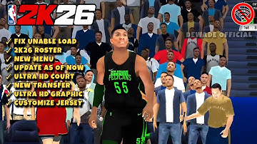 NBA 2K20 - 2K26 New Roster | No Password | Trade As Of Now