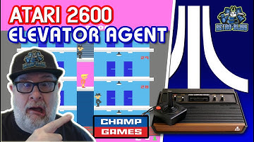 ELEVATOR AGENT: An ATARI 2600 Homebrew Game by Champ Games!