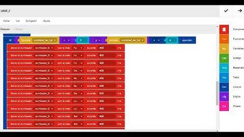 Melodias - Sensor de luz - Programación Bitbloq
