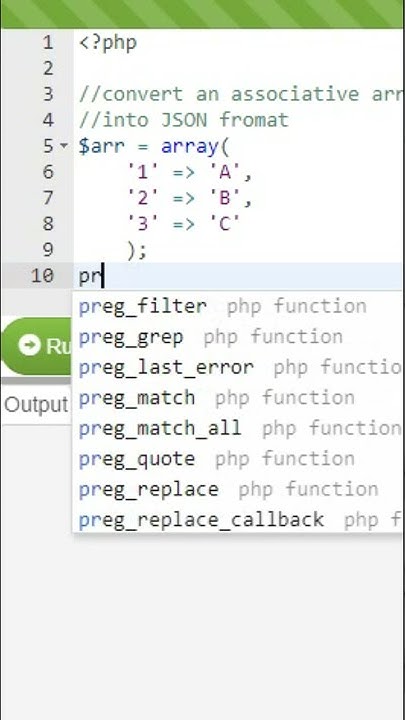 Convert Associative Array into JSON in PHP #shorts #php #programming # ...