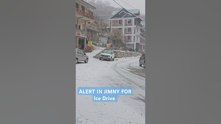 Ice Drive Alert in Jimny | Maruti suzuki jimny 2024 | Jimny Snow Drive