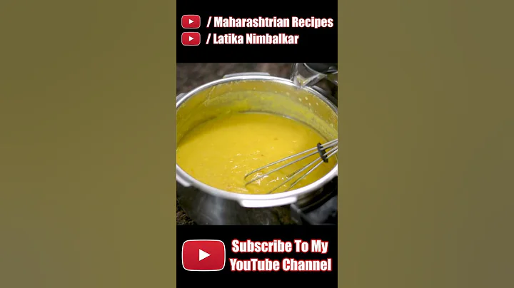 चणा डाळीची झणझणीत आमटी | Spicy Chana Dal Aamti Recipe | Latika Nimbalkar #Shorts