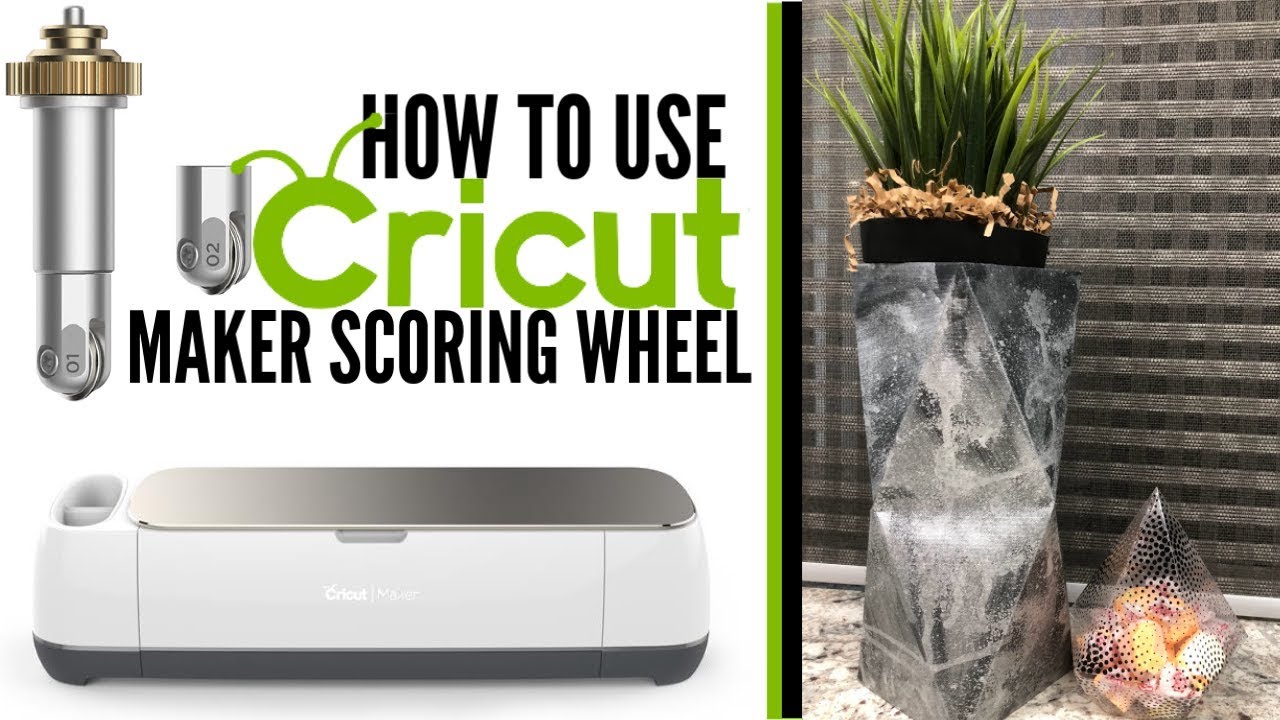CRICUT SCORING WHEEL - HOW TO USE - YouTube