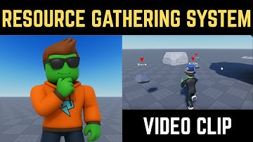 Resource Gathering System - Roblox Studio Clip