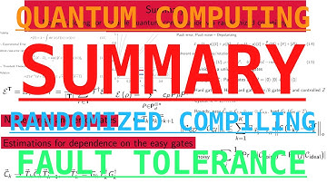 Noise Tailoring for scalable quantum computation via randomized compiling -- Summary