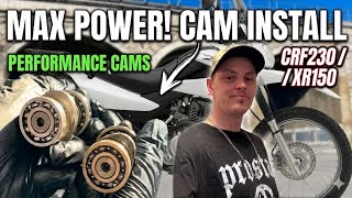 Honda XR150 CRF230 BRT Performance Camshaft Install
