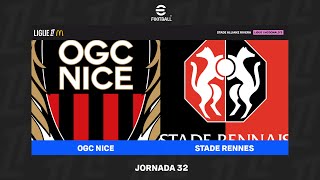 OGC Nice vs Stade Rennes | Ligue 1 McDonald’s 2025/2026 - Jornada 32 | eFootball™ 2026