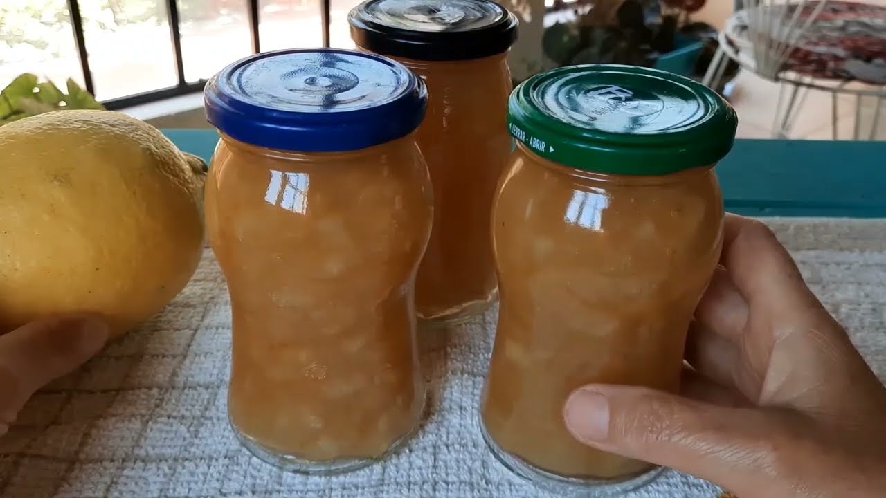 DULCE de LIMÓN CASERO para Guardar y Conservar en FRASCOS de VIDRIOS esterilizados  MERMELADA FÁCIL