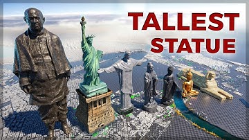 ◄ Tallest statue size comparison ► 3d animation
