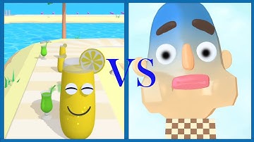 Sandwich Runner VS Juice Run Android iOS Mobile Gameplay Walkthrough