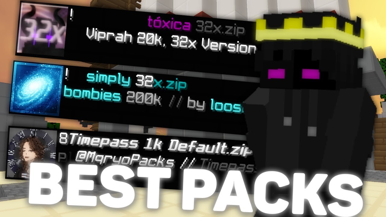TOP 3 BEST Texture Packs Of 2022 | FPS BOOST - YouTube